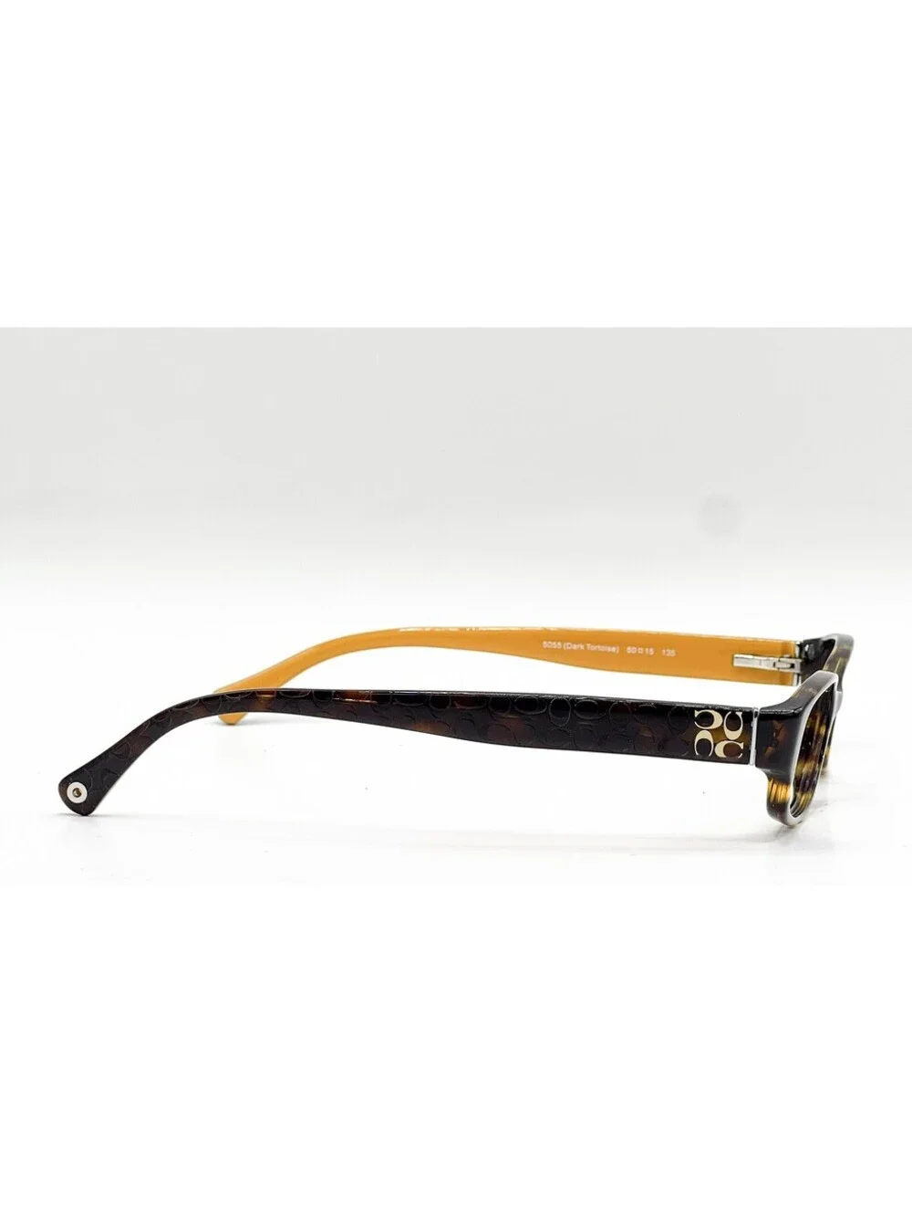 Coach Hc 6001 5055 Dark Tortoise Authentic Rectangle Eyeglass Frames 50-15-135